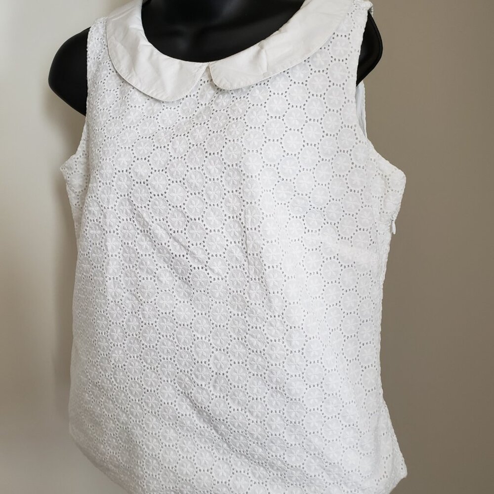 EUC - Boden USA Eyelet Marcy Top (Size 8R)